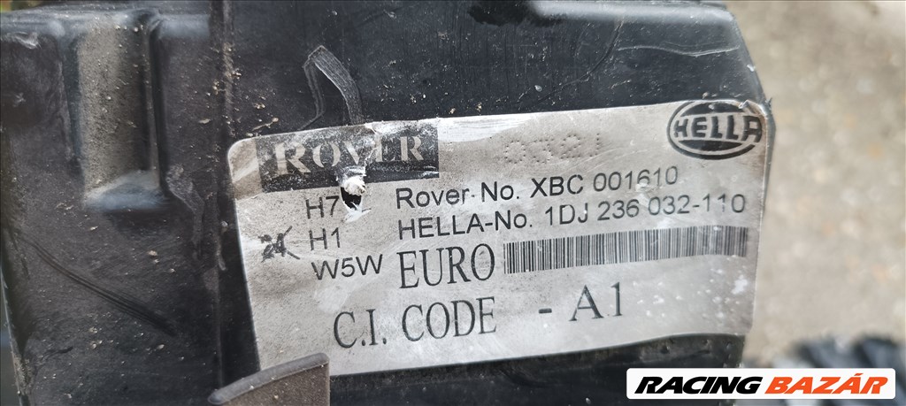Rover 75 gyári lámpa, fényszóró  xbc001610 5. kép