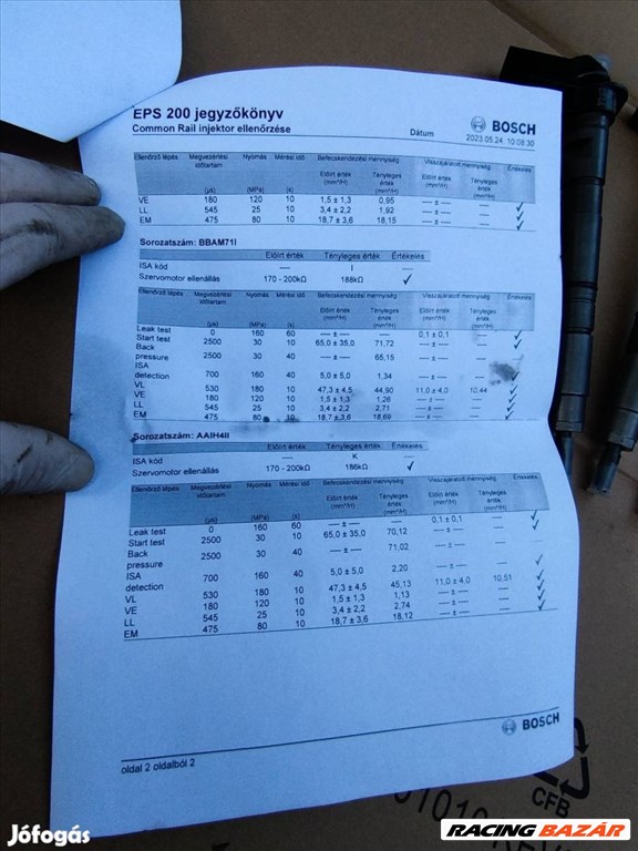  VW 2.0cr 0445116030 porlasztó 3. kép