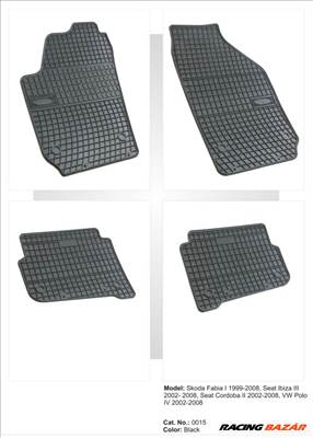 Seat Ibiza III méretpontos gumiszőnyeg garnitúra