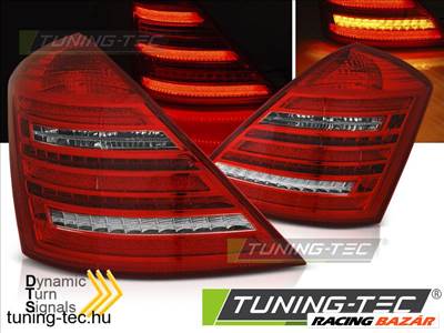 Mercedes S-osztály W221, W216 MERCEDES W221 S-KLASA 05-09 RED WHITE LED SEQ W222