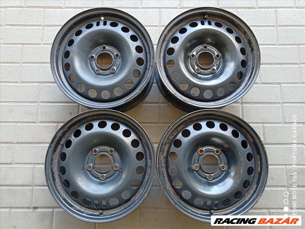 5x115 16" Opel / Chevrolet használt lemezfelni garnitúra (R153) 1. kép