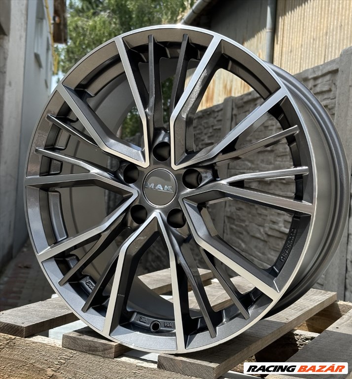 R17 5x112 (66,45) MAK UNION GUNMETAL MIRROR FACE 7.5J ET30 NEW - 485 EUR 9. kép