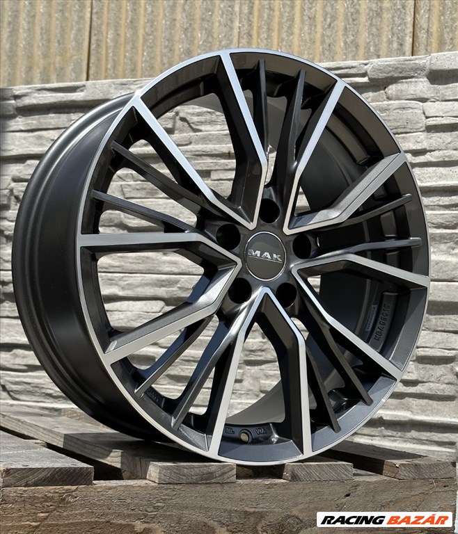 R17 5x112 (66,45) MAK UNION GUNMETAL MIRROR FACE 7.5J ET30 NEW - 485 EUR 10. kép