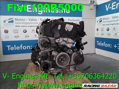 FIAT 199B5000 bontott motor,  autó motor, használt motor, FIAT motor