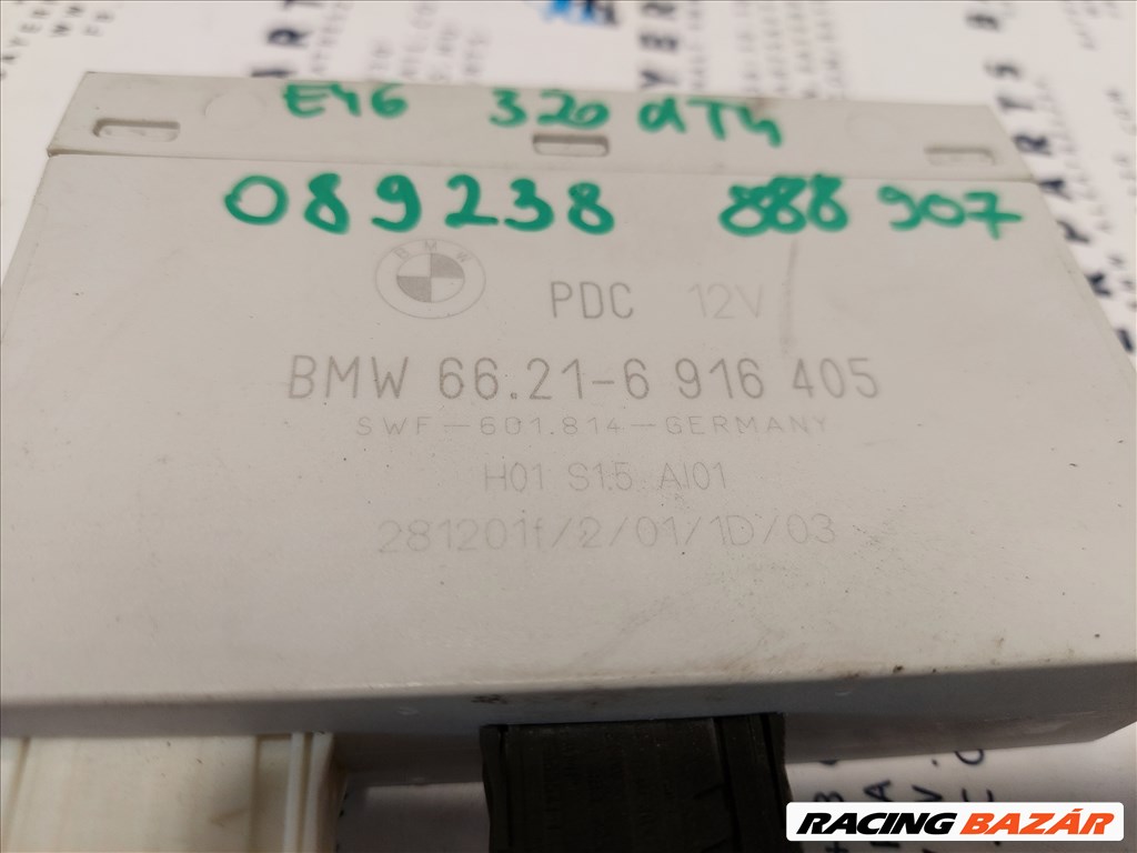 BMW E46 PDC tolatóradar vezérlő doboz modul controller egység eladó (888907) 66216916405 2. kép