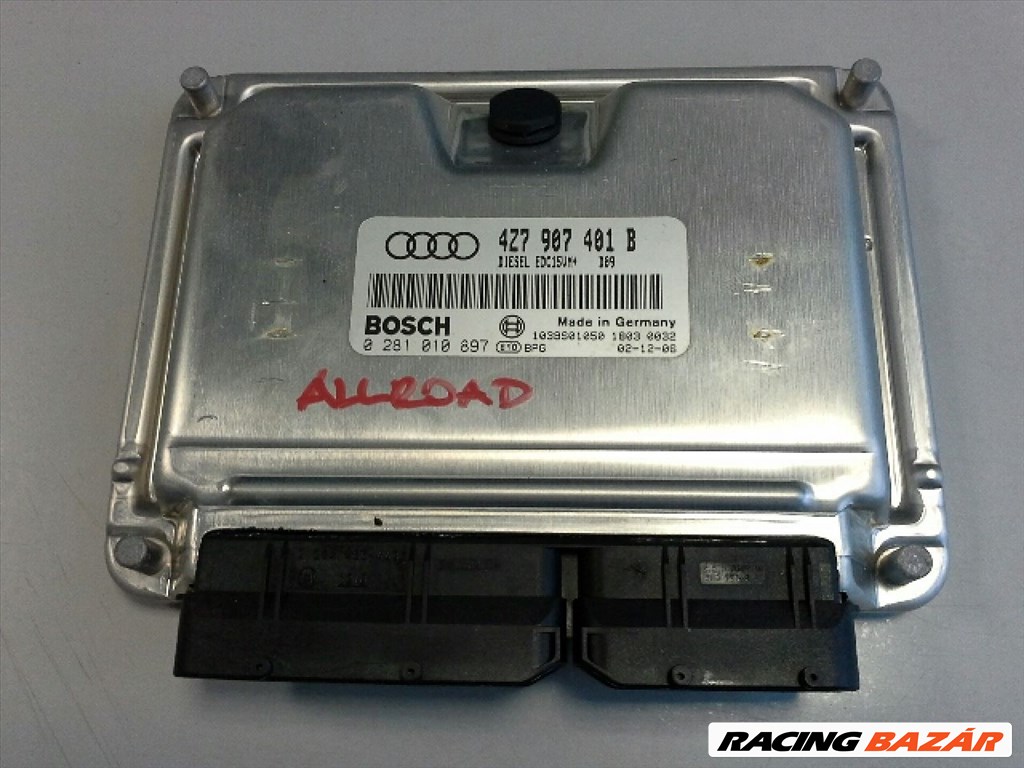 Audi A6 (C5 - 4B) 2.5 TDI ECU  4z7907401b 0281010897 1. kép