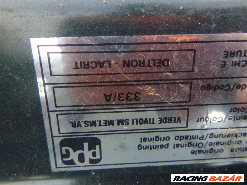 Fiat Marea SEDAN ZÖLD csomagtérajtó nem hibátlan 333/A  színkód 9. kép
