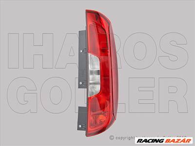 Fiat Doblo 2015- - Hátsó lámpa üres jobb (dupla h. ajtós) SZGK