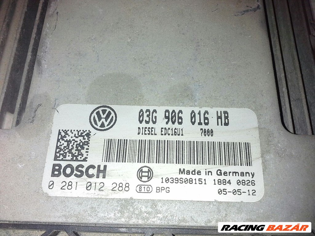 Seat Altea 1.9 TDI ECU  03g906016hb 0281012288 2. kép