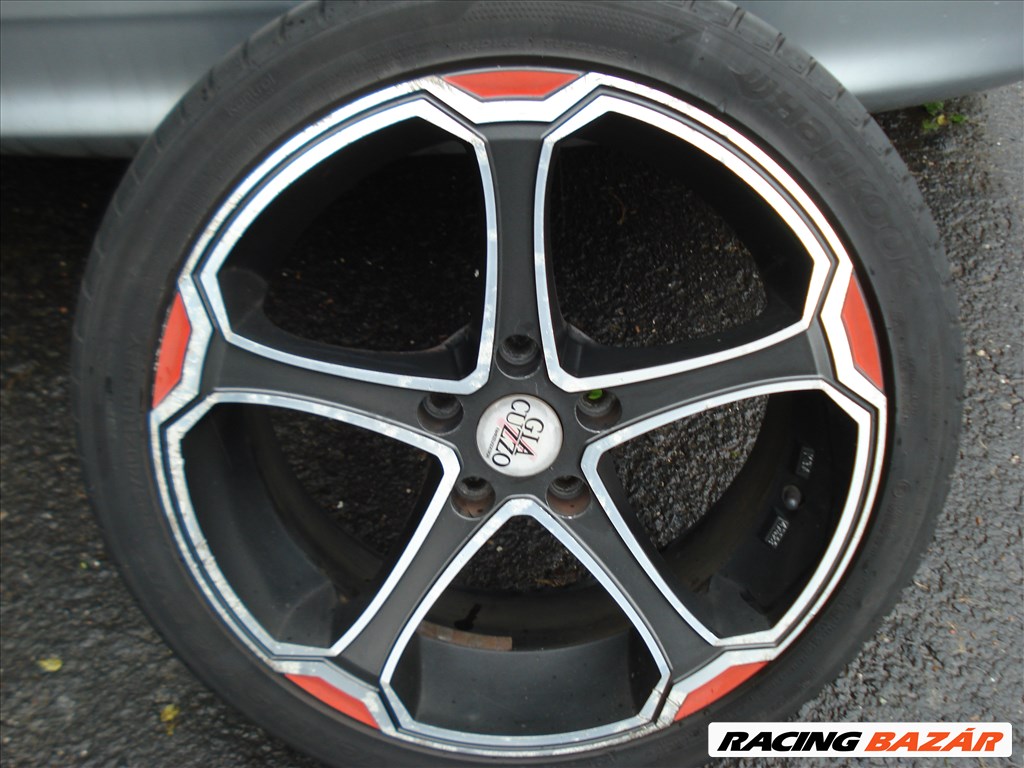  5x114.3 lyukosztású 18" használt alufelni, rajta 225/40 használt Hankook nyári gumi gumi  4. kép