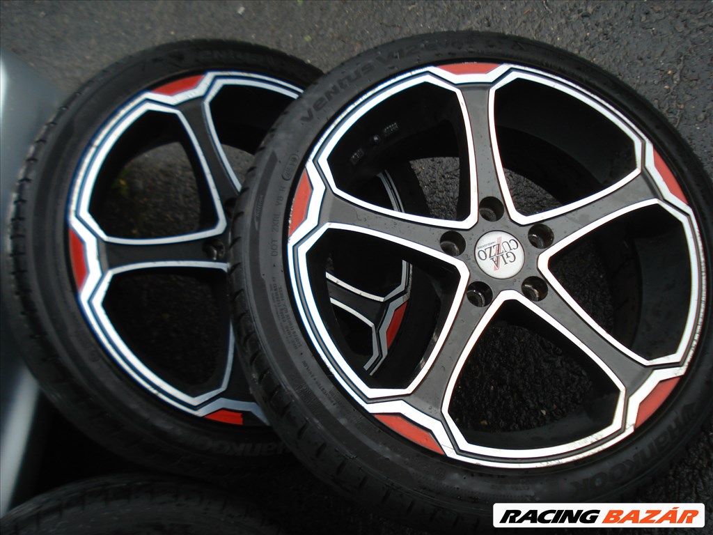  5x114.3 lyukosztású 18" használt alufelni, rajta 225/40 használt Hankook nyári gumi gumi  13. kép