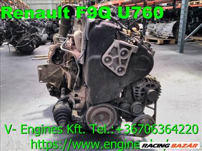 RENAULT F9QU760 bontott motor RENAULT, bontott motor, autó motor, autó-motor, F9QU760