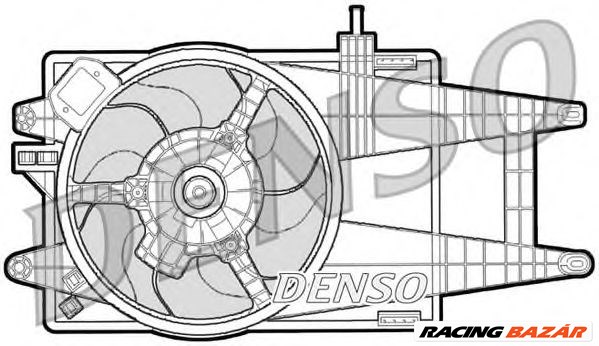DENSO DER09040 - hűtőventillátor FIAT 1. kép