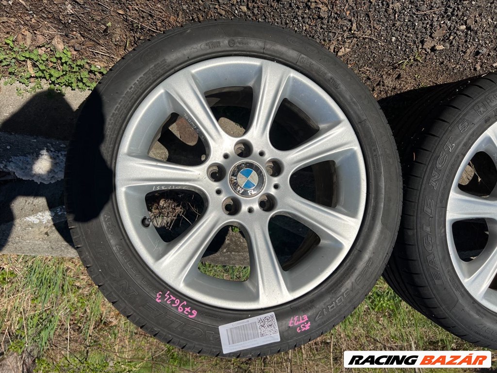 BMW 3-as sorozat F30 225 / 50 / R17 / 5x120 / 7,5J / ET37 Alufelni Szett Gumival 6796243 5. kép