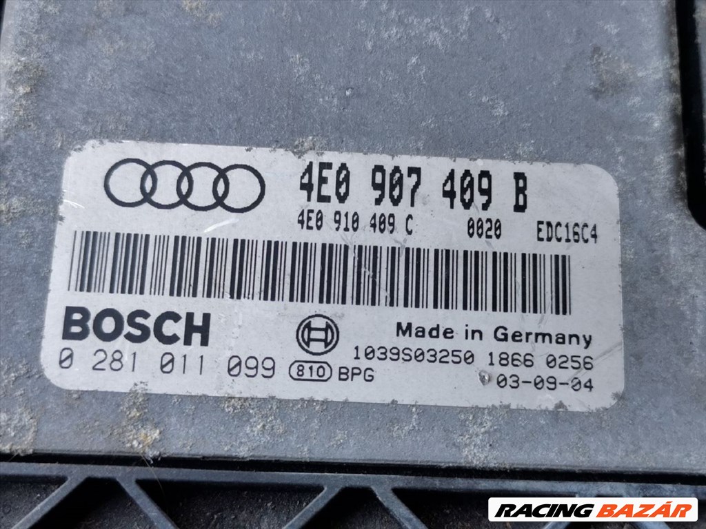 Audi A8 (D3 - 4E) 4.0 TDI quattro ECU  4e0957409b 0281011099 2. kép