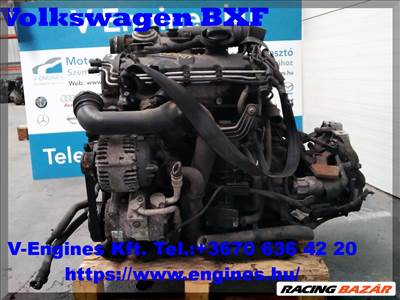VOLKSWAGEN BXF bontott motor, VW, bontott motor, autó motor, autó-motor, BXF