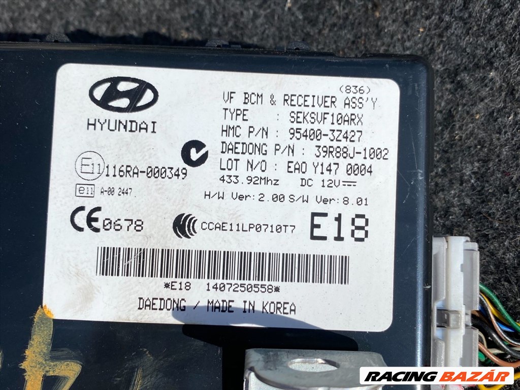Hyundai i40 HYUNDAI i40 Biztosítéktábla Utastér 954003z427 3. kép
