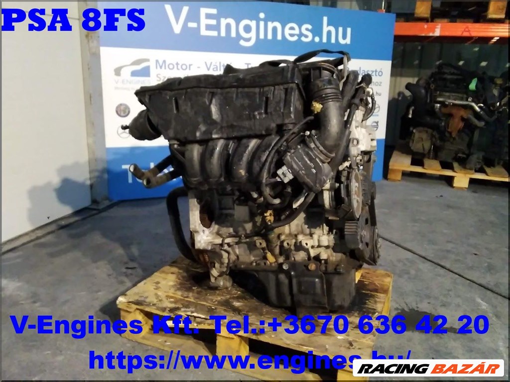 PSA 8FS bontott motor PSA , bontott motor, autó motor, autó-motor, használt motor, 8FS 1. kép