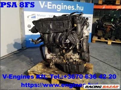 PSA 8FS bontott motor PSA , bontott motor, autó motor, autó-motor, használt motor, 8FS