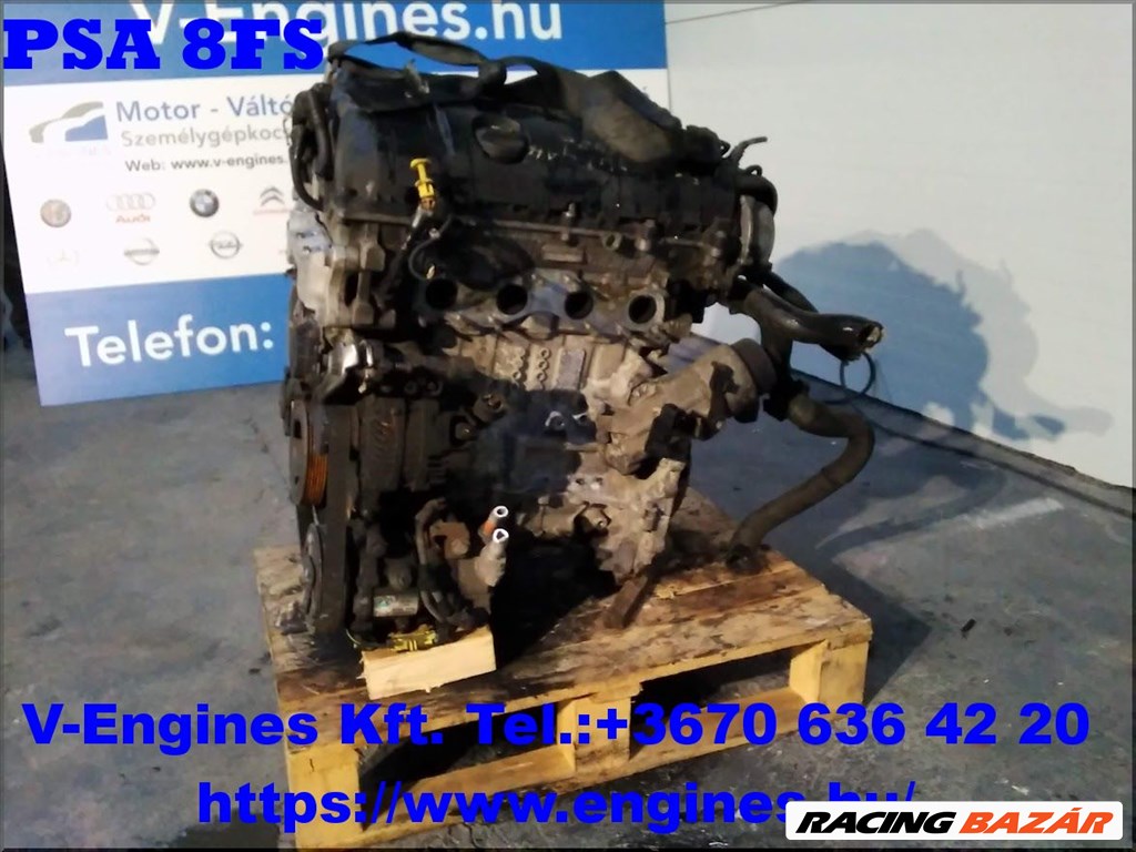 PSA 8FS bontott motor PSA , bontott motor, autó motor, autó-motor, használt motor, 8FS 2. kép