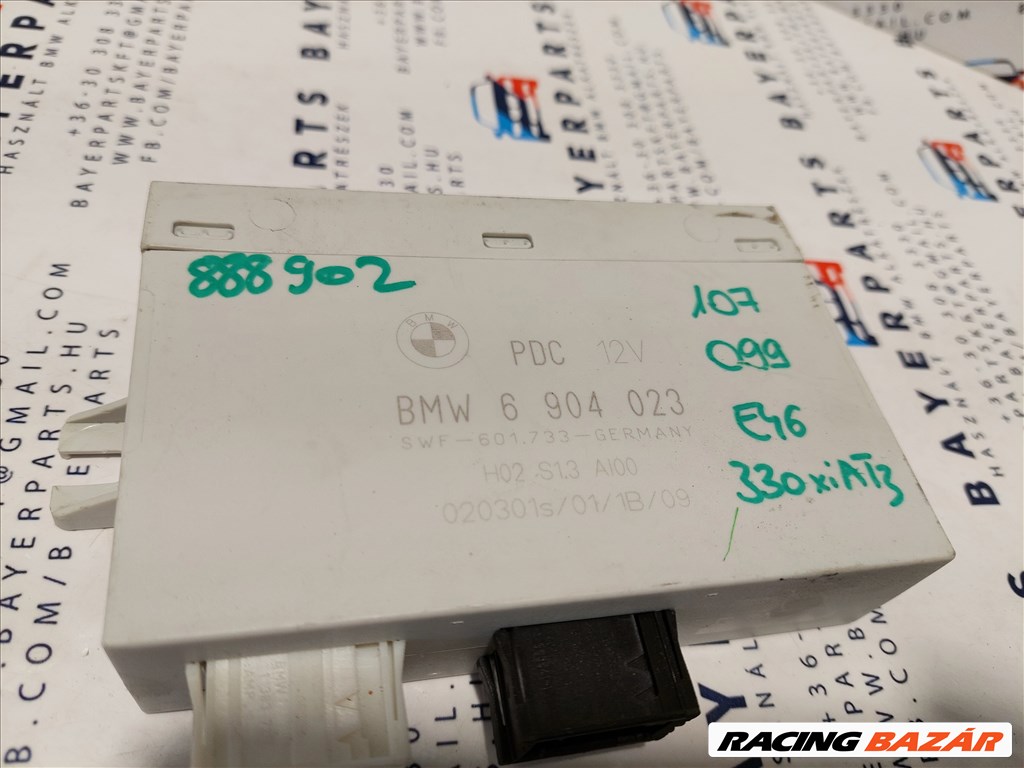 BMW E46 PDC tolatóradar vezérlő doboz modul controller egység eladó (888902)   6904023 2. kép