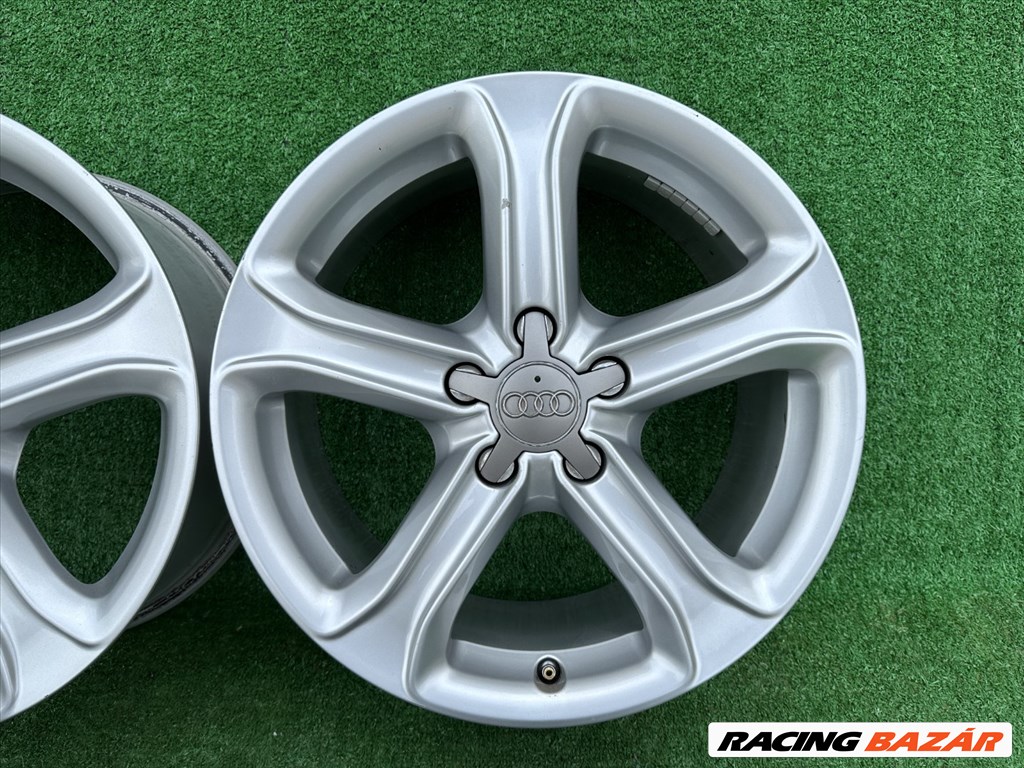 R17 5x112 (66.5) Original Audi 7.5J ET45 - OEM 8K0 601 025 BK 5. kép