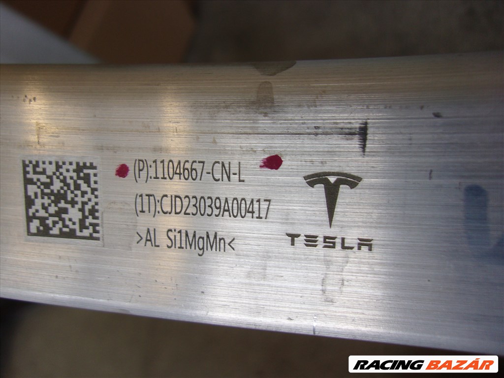 Tesla Model 3 első lökhárító merevítő 2018- 1104667-CN-L 4. kép