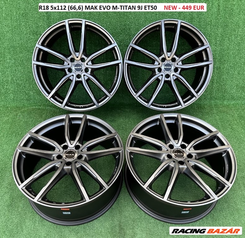 R18 5x112 (66,6) MAK EVO M-TITAN 9J ET50 NEW - 449 EUR  2. kép