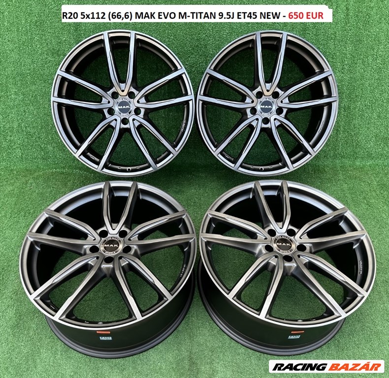 R20 5x112 (66,6) MAK EVO M-TITAN 9.5J ET45 NEW - 2. kép