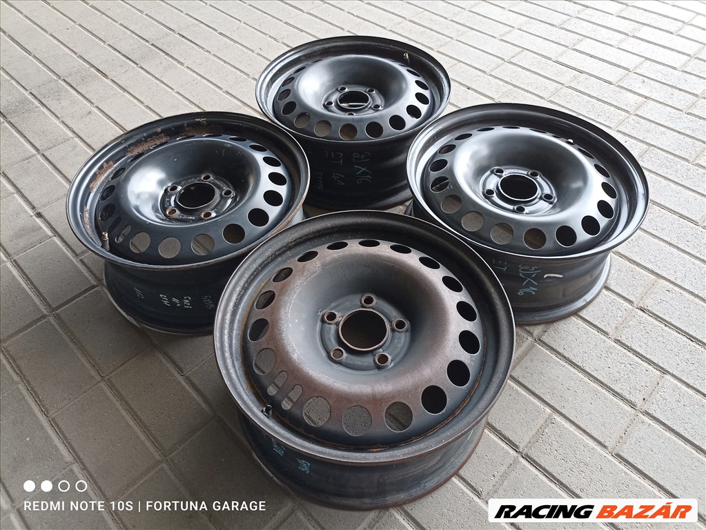  5x115 16" Opel / Chevrolet használt lemezfelni garnitúra (R114) 2. kép