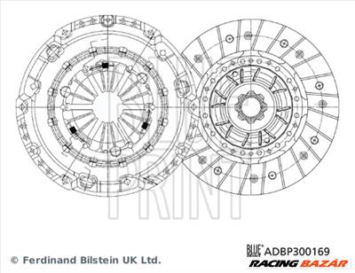 BLUE PRINT ADBP300169 - kuplungszett VW