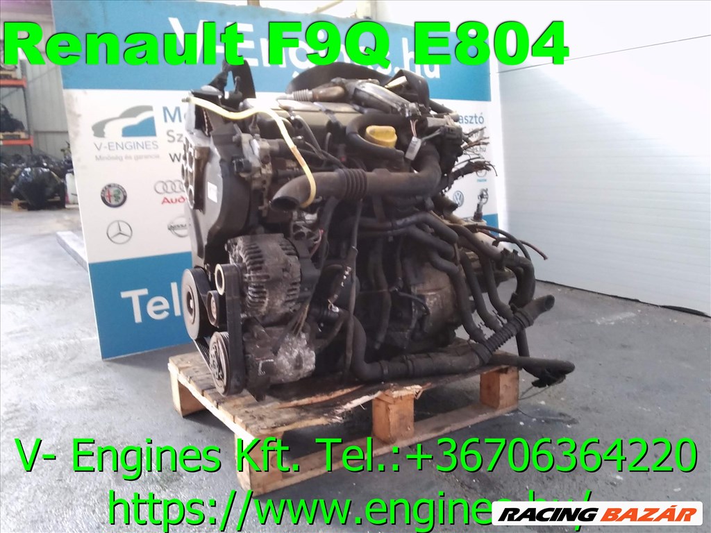  RENAULT F9Q E804 bontott motor 3. kép