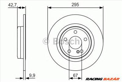 BOSCH 0 986 479 A04 - féktárcsa MERCEDES-BENZ