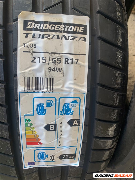  215/5517" új Bridgestone nyári gumi gumi 2. kép