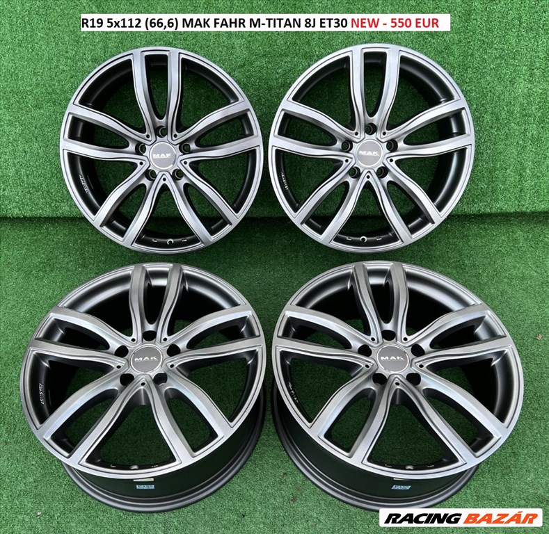 R19 5x112 (66,6) MAK FAHR M-TITAN 8J ET30 NEW 2. kép