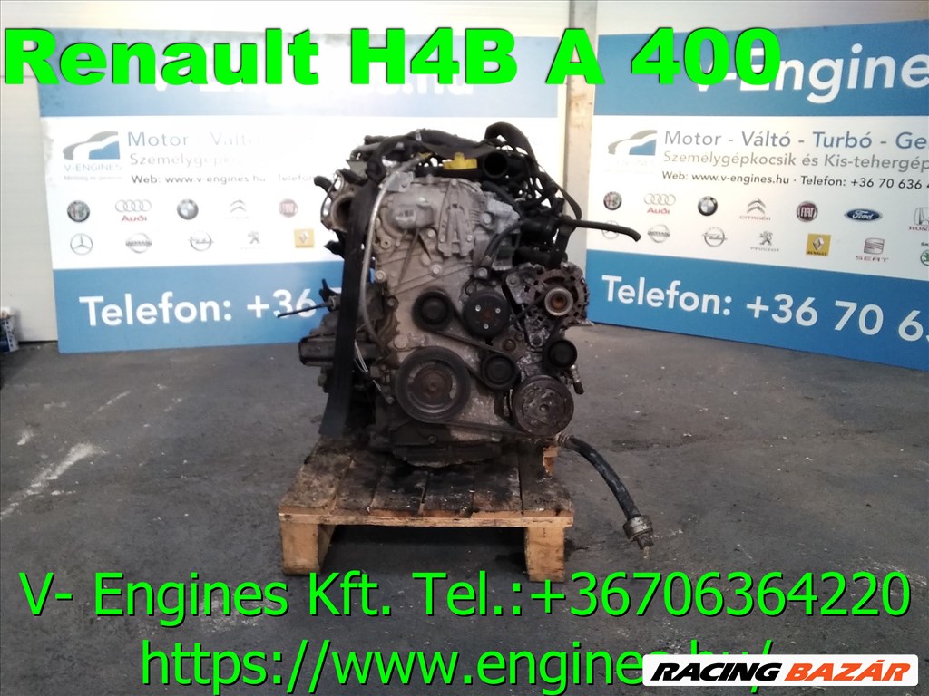 RENAULT/DACIA  H4BA400 bontott motor  1. kép