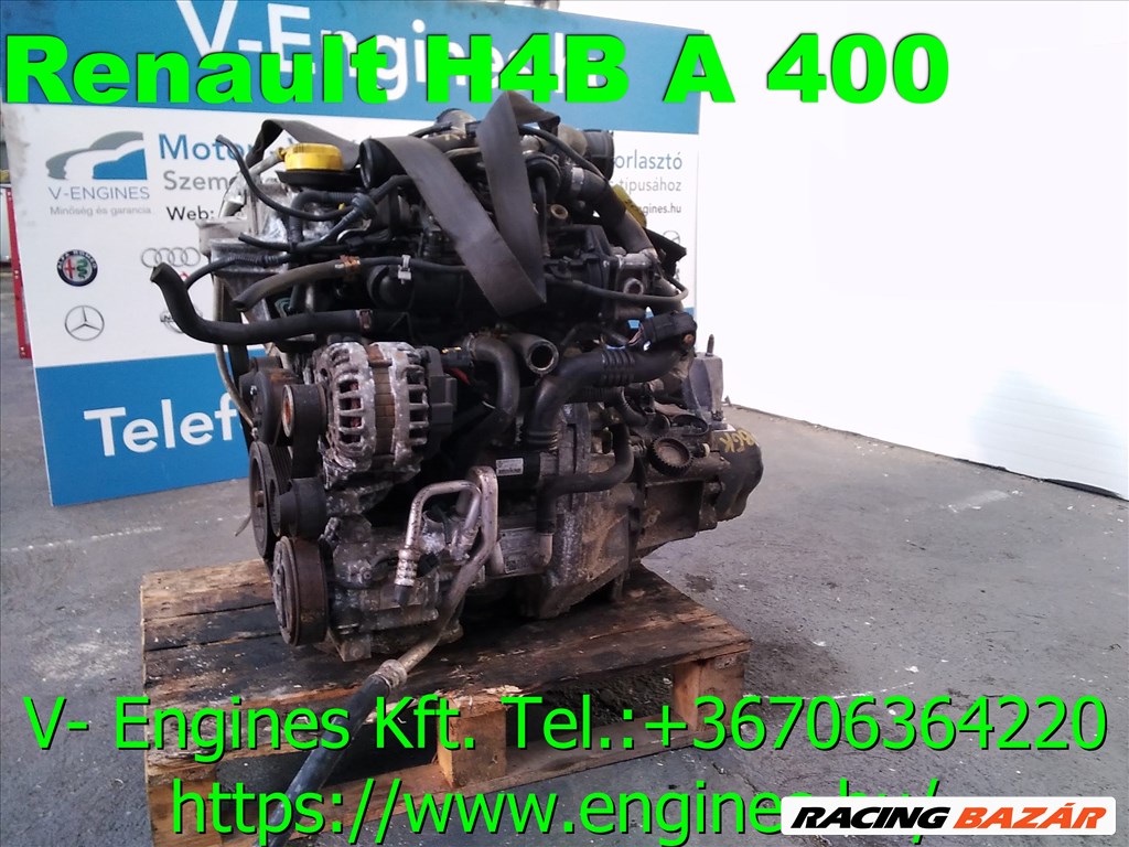 RENAULT/DACIA  H4BA400 bontott motor  3. kép
