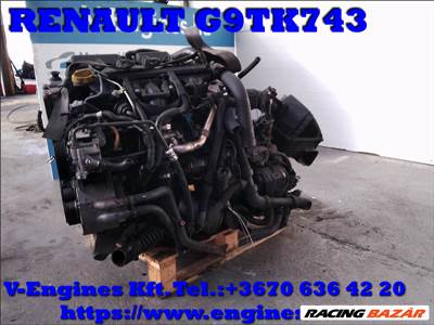  RENAULT G9TK 743 bontott motor
