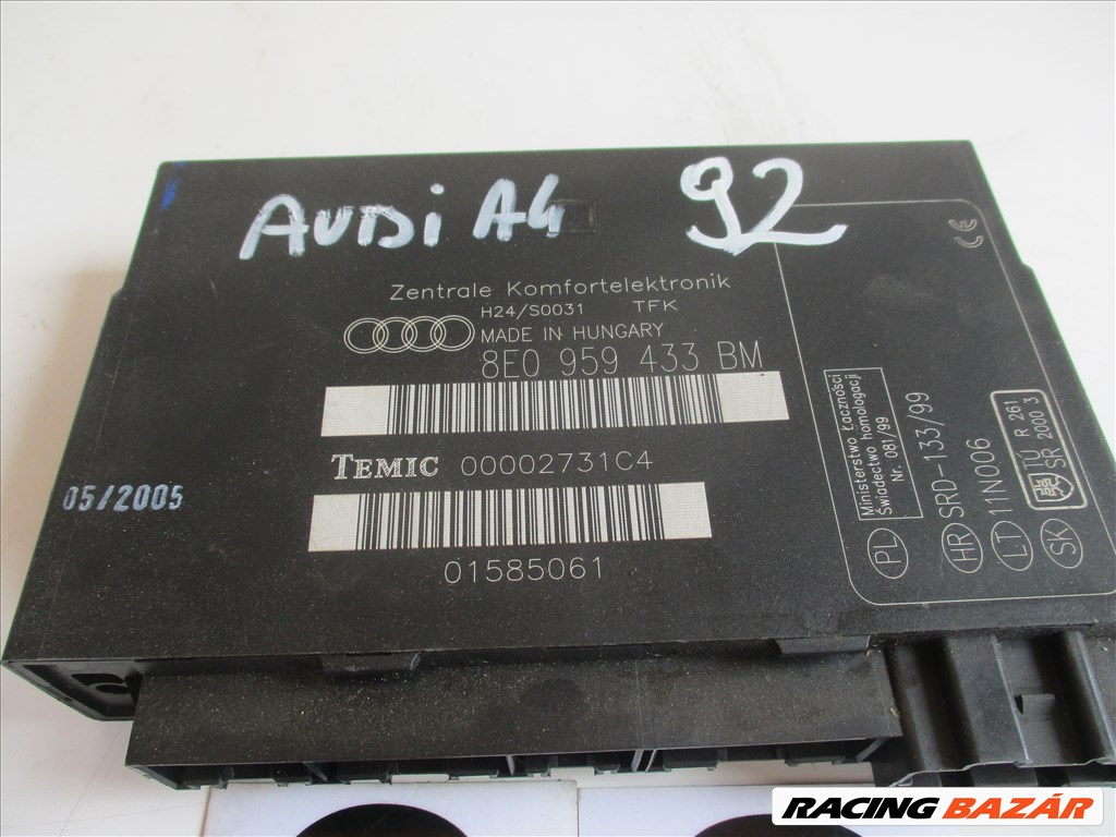 Audi A4 Komfort Elektrónika 8e0959433bm 2. kép