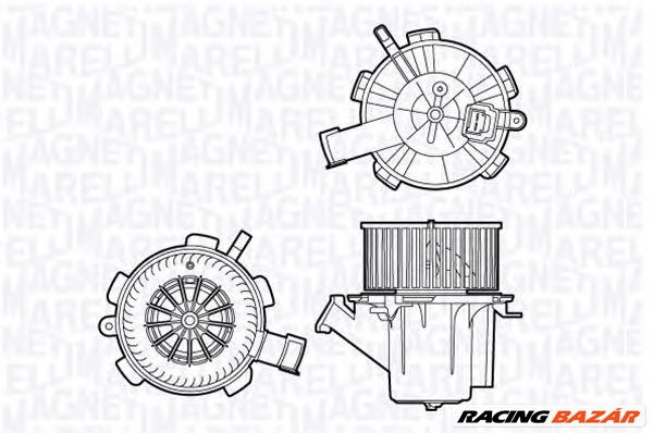 MAGNETI MARELLI 069412706010 - Utastér ventillátor SMART 1. kép
