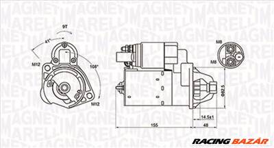 MAGNETI MARELLI 063721394010 - önindító AUDI SEAT SKODA