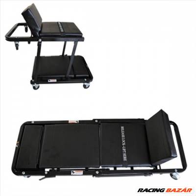 Gurulós szerelőágy , székké alakítható