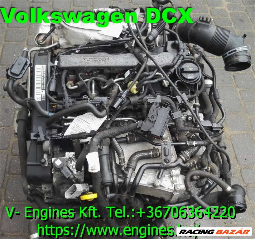 VOLKSWAGEN DCX bontott motor, VW, bontott motor, autó motor, autó-motor, DCX 1. kép
