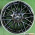 R19 5x112 (66,5) CMS C25 - 8.5J ET50 - Black Rim Diamond Gloss - NEW  4. kép