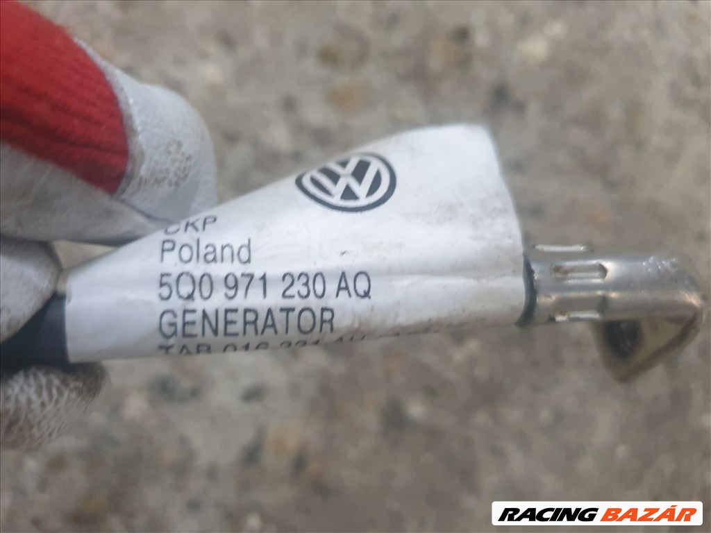 Volkswagen Golf VII generátor kábelköteg 5Q0 971 230AQ 5q0971230aq 4. kép
