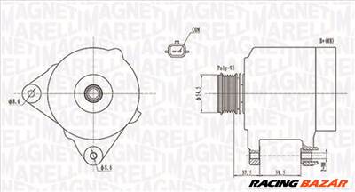 MAGNETI MARELLI 063731860010 - generátor RENAULT