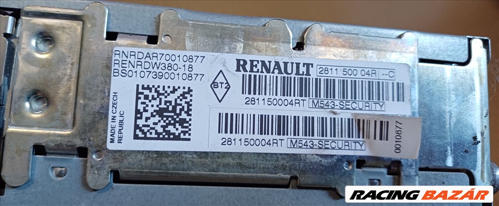 Renault Laguna III cd rádió  281150004rt 2. kép