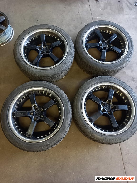 BMW G11/G12 5x112 lyukosztású 8,5JJ 19" használt Keskin KT10 alufelni szett sxx3 1. kép