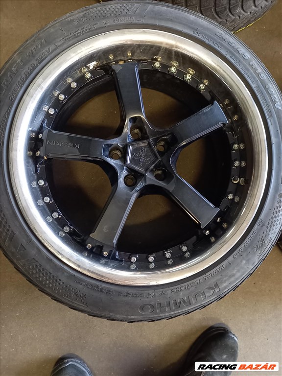 BMW G11/G12 5x112 lyukosztású 8,5JJ 19" használt Keskin KT10 alufelni szett sxx3 3. kép