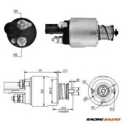 MEAT & DORIA 46126 - önindító mágneskapcsoló AUDI SEAT SKODA VW